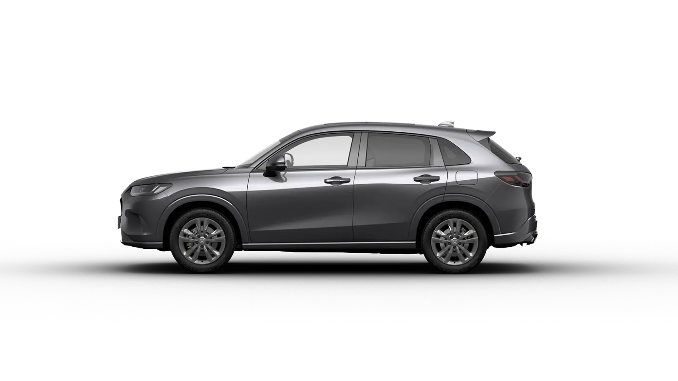 Bočný pohľad na model Honda ZR-V Hybrid.