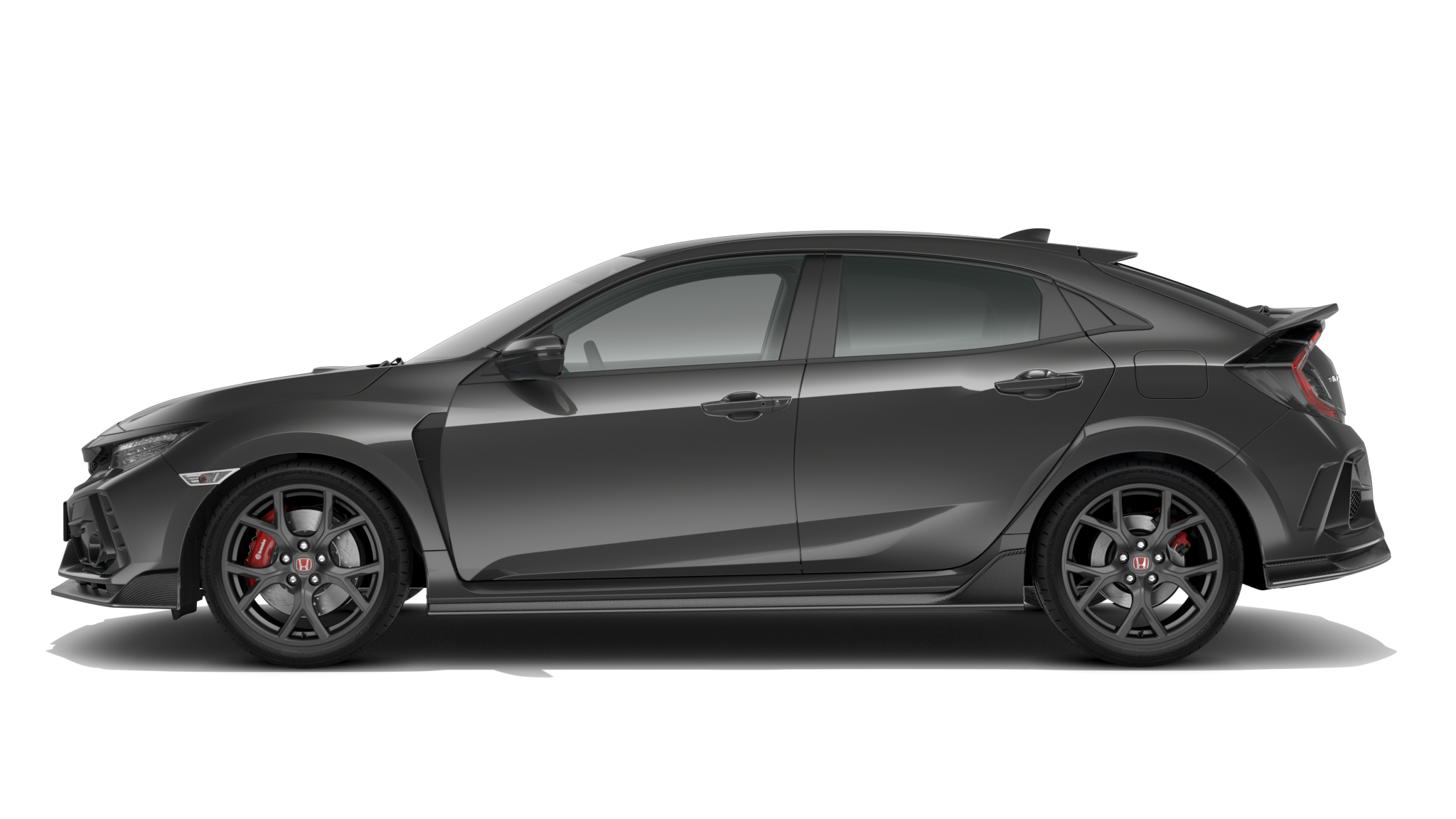 Bočný pohľad na model Honda Civic Type R Sport Line