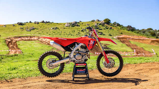 Hliníkový dvojnosníkový rám modelu Honda CRF250R