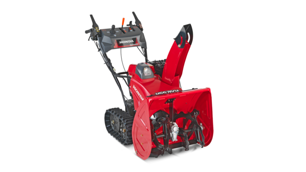 Trojštvrťový pohľad sprava na snehovú frézu radu 7.